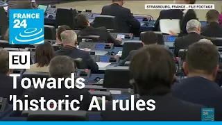 EU moves one step closer towards 'historic' AI rules • FRANCE 24 English