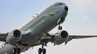 TOUCH & GO | RAF Boeing P8 Poseidon MRA1 | ZP804 | Prestwick Airport | 14th Feb 2022