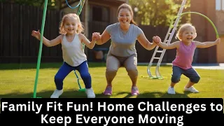 Family Fit Fun! Home Challenges to Keep Everyone Moving #FamilyFitFun #HomeFitnessChallenges