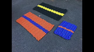 Rectangle Nylon Rope Rug