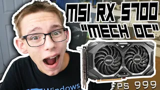 New Graphics Card!  MSI Mech RX 5700 Unboxing, Setup, and Benchmarks