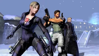 Ultimate Marvel vs. Capcom 3, Chris, Jill, Wesker, vs Dante, Trish, Vergil Gameplay "Trailer"