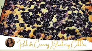 Easy Blueberry Cobbler | Holiday Treats | Easy Recipe