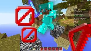 I got CREATIVE MODE for 30 seconds in Minecraft Skywars...