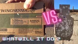 M855 Greentip vs AR500 steel targets