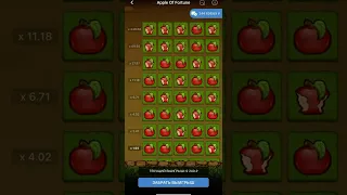 Новый баг на игру Apple of fortune Рабочая стратегия на игру яблочки Промокод с бонусом 170%