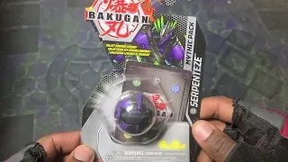 SHADOW SERPENT! NEW BAKUGAN MYTHIC DARKUS SERPENTEZE UNBOXING!