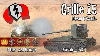 WoT Blitz Grille 15 - 6 Kills 8,8k Damage Replay