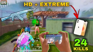 Power Of Double AKM 🍷⚡️HD+EXTREME Gameplay On IPhone 12 🤯Bgmi / Pubg