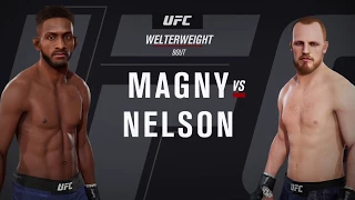 UFC 3 Gameplay - Magny Vs. Nelson