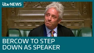 John Bercow to stand down as Commons Speaker and as an MP | ITV News