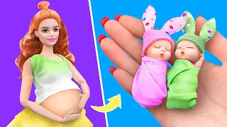 12 лайфхаків та саморобок для вагітної Барбі та мініатюрних малюків