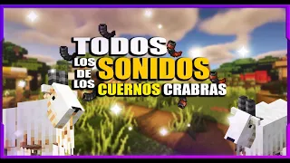 SONIDOS DE LOS CUERNOS DE CABRA | Minecraft 1.19x