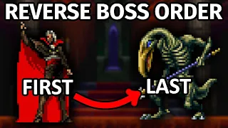 Castlevania SotN Reverse Boss Order Speedrun World Record Explained