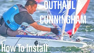 How to Install An Outhaul and Cunningham on  Sunfish Sailboat