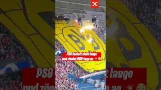 Respektlos von den PSG Fans? #bvb #ucl