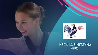 Ksenii Sinitsyna (RUS) | Women FS | Internationaux de France 2021  | #GPFigure