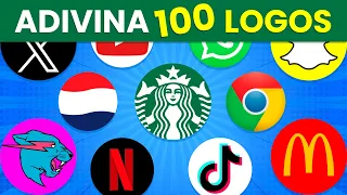 Adivina los 100 LOGOTIPOS 🤓🕵🏽 | Logotipos Famosos del Mundo ✅ - ¿Cuántas Marcas Reconoces 😉?