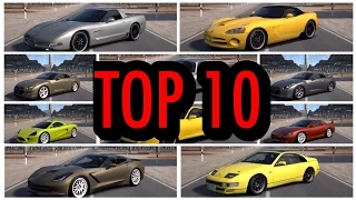 Top 10 Fastest Affordable Cars On Gran Turismo 6 [HSG Countdown]