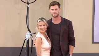 Elsa Pataky and Chris Hemsworth "Once Upon a Time in Hollywood" World Premiere Red Carpet