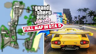 How To Add *VICE CITY FULL MAP* in GTA 5😍(Complete Guide) GTA Vice City With Next-Gen Graphics!