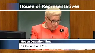 House Question Time - 27 November 2014