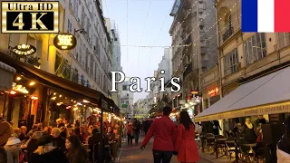 🇫🇷Paris Winter Walk - Streets in 6th arrondissement of Paris - 【4K 60fps】