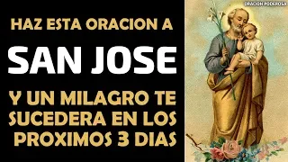 Haz esta oración a San José y un milagro te sucederá en los próximos 3 días