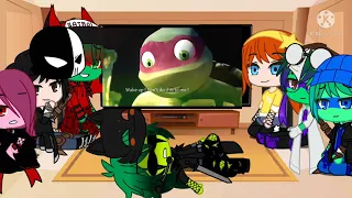 Tmnt 2012 react to midnight and brother (without mikey)/ft midnight and pinkameana//desc