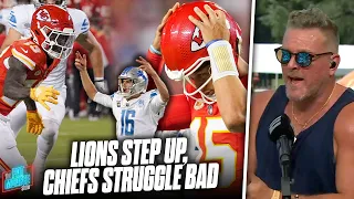 Lions Stepped Up & Beat Chiefs, Kadarius Toney Catching Blame For The Loss? | Pat McAfee Reacts