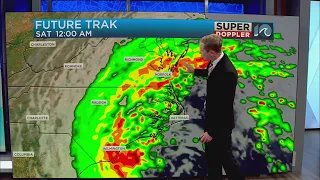 Tropical storm warning issued for region ahead of weekend severe weather