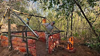 Building a House Off-Grid | 30 Years Abandoned Place | Construction with Alex Bushcraft Ep.1