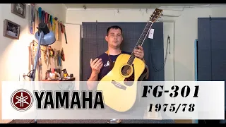 Yamaha FG-301 1975/78, обзор гитары