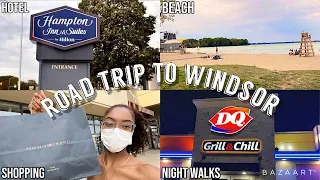 FAMILY ROAD TRIP TO WINDSOR, ONTARIO | End of Summer Vlog