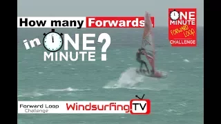 One Minute Forward Loop Challenge - Tonky Frans - Windsurfing.TV