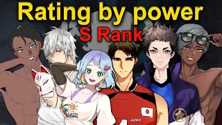 The Spike Volleyball 3x3. TOP Players S RANK Mobile version. Rating by power. S rank Characteristics