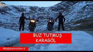 BUZ TUTMUŞ GÖLE AFRICA TWIN İLE ÇIKMAK | doğubatırotaları 6