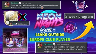 LEAKS!! NEON NIGHTS EVENT FIFA MOBILE 22 | NEW EVENT LEAKS FIFA MOBILE 22