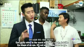 [ENG] 140830 SNL Korea S05E22 - Korean Language Outing (Jay Park Cut)
