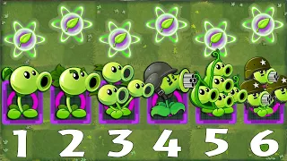 Every Peashooter & Other Plant LEVEL 1 Vs Gargantuar Zombie - Who 's Best Plant In PvZ 2