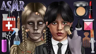 Horror Fantasy ASMR 'Wednesday' Transformation animation from zombie to human