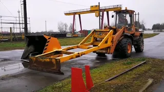 АМКОДОР. Погрузка ПИЛОМАТЕРИАЛА в 40ft ЖД КОНТЕЙНЕР.