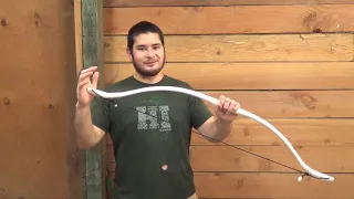 Making a 40 Pound Freehand Formed PVC Bow With Tape Finish - Full Build