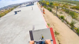 RIDICULOUS SKATEPARK GAP ON SCOOTER!