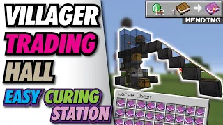 Minecraft Zombie Villager Converter System | Minecraft Trading Hall