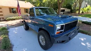 1984 Ford F150 bullnose 4x4 custom built