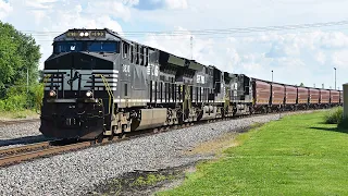 5/26/2021 - NS Trio leads CN G889 at Centralia, IL