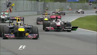 Jenson Button winning radio Canadian GP 2011