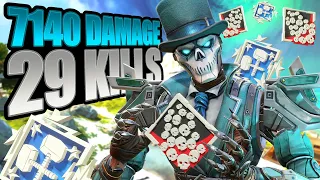INSANE SOLO 29 KILLS & 7140 DAMAGE WITH REVENANT WAS INCREDIBLE (Apex Legends Gameplay Season 16)