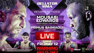 BELLATOR 296: GEGARD MOUSASI VS FABIAN EDWARDS LIVE MAIN CARD CHILL REACTION STREAM